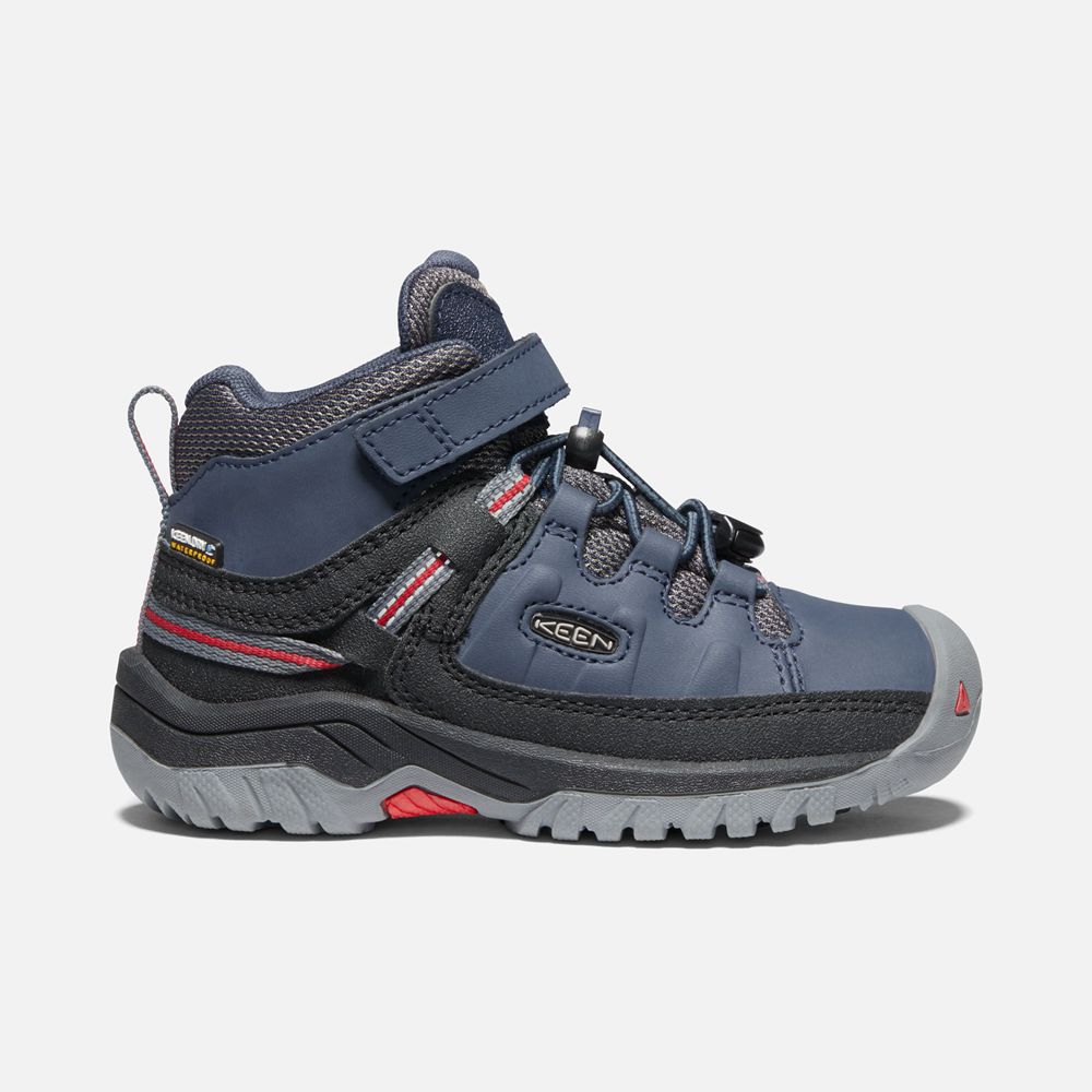 Botas de Seguridad Keen Mexico Azules - Niños Targhee Waterproof - GB4721068